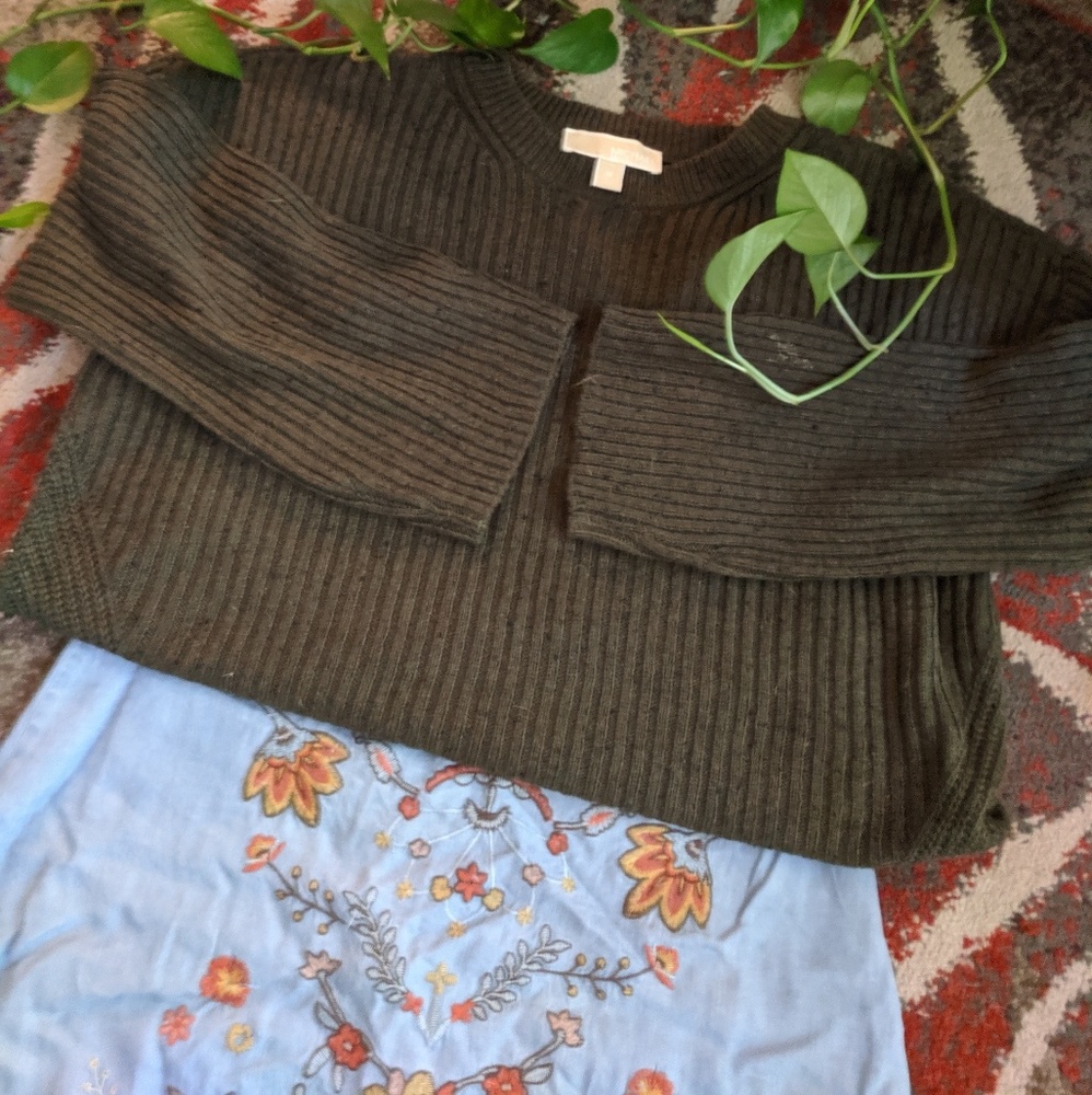 MK knitted square sweater